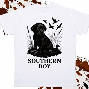 Southern Boy Boys Kids T-Shirt Short Sleeve Graphic Tee
